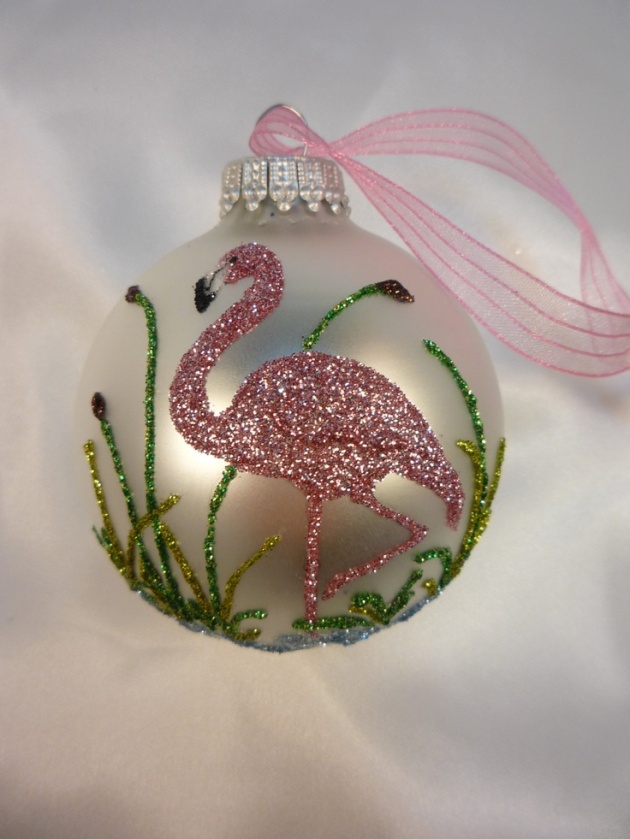flamingo ornament
